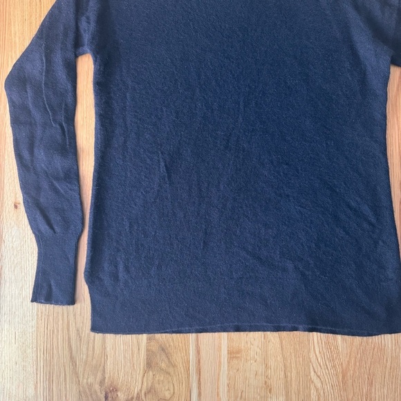 Halogen Cashmere Turtleneck Black Sweater Size Small - Picture 7 of 9